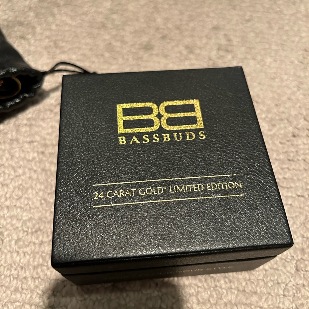 Bassbuds 24 Carat Gold Limited Edition Headphones